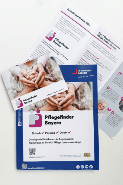 Pflegefinder Bayern: Awareness-Kampagne für Pflegesuchende | brandarena