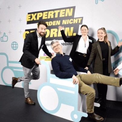 Im Rahmen des Kurzzeitpraktikums konnte der Pflegeberuf getestet werden.