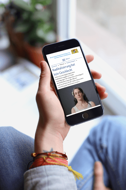 Webseite mit Fachbeiträgen zum Thema Geschlecht und Radikalisierung