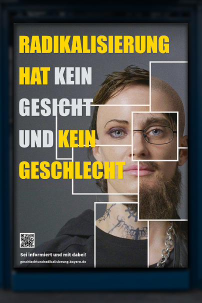 Kampagne Radikalisierungsprävention - Radikalisierung hat kein Geschlecht!